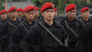 Komando Pasukan Khusus yang disingkat menjadi Kopassus ialah bab dari Komando Utama  Arti dari Lambang Pataka Kopassus